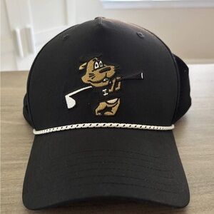 Under Armour Black Golf Cap with Embroidered Design